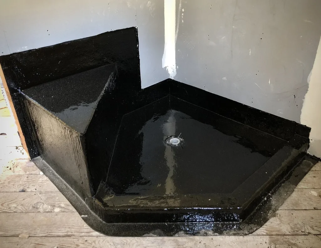 Shower Pans. Custom Hot Mop.