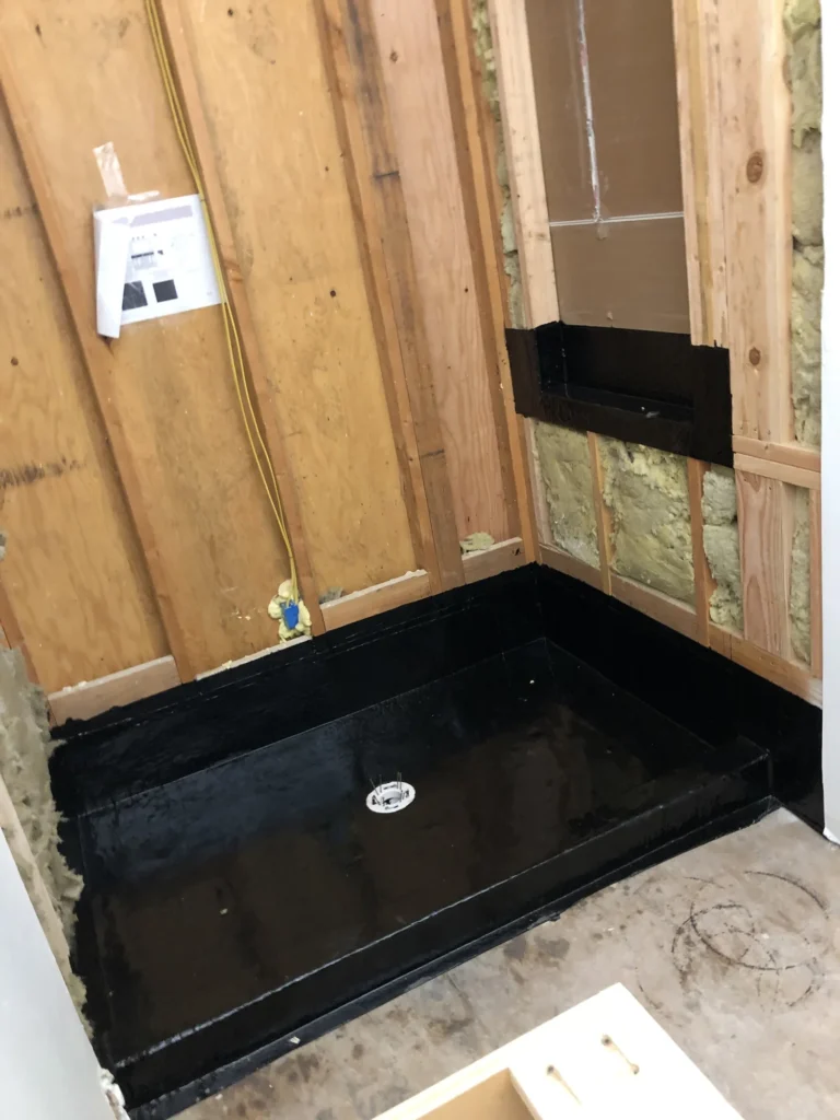 Shower Pans. Custom Hot Mop.