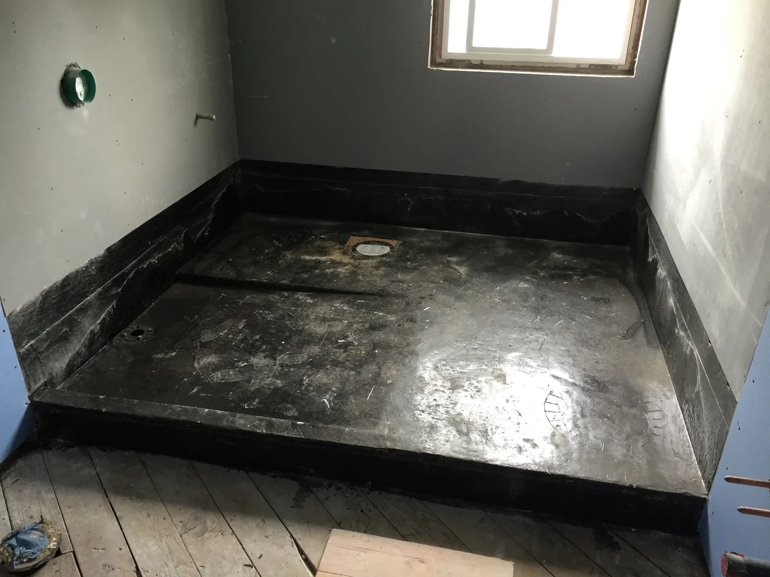 Shower Pans. Custom Hot Mop.