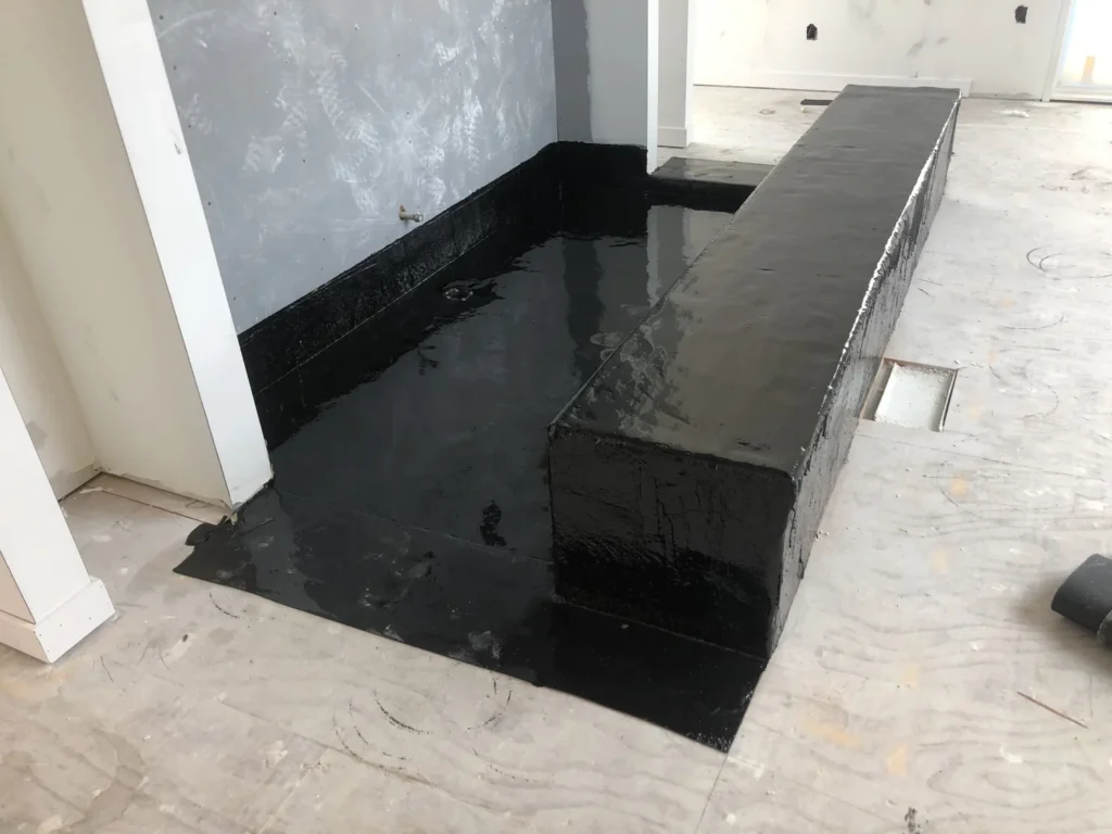 Shower Pans. Custom Hot Mop.