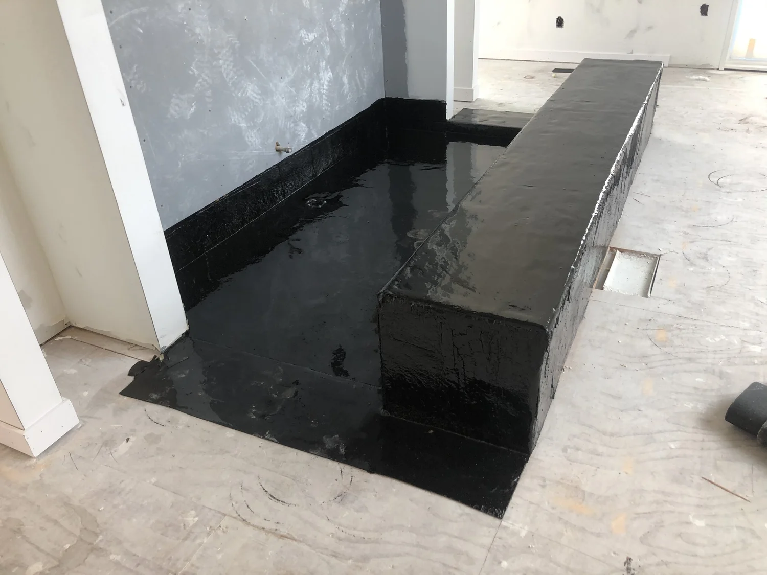 Shower Pans. Custom Hot Mop.