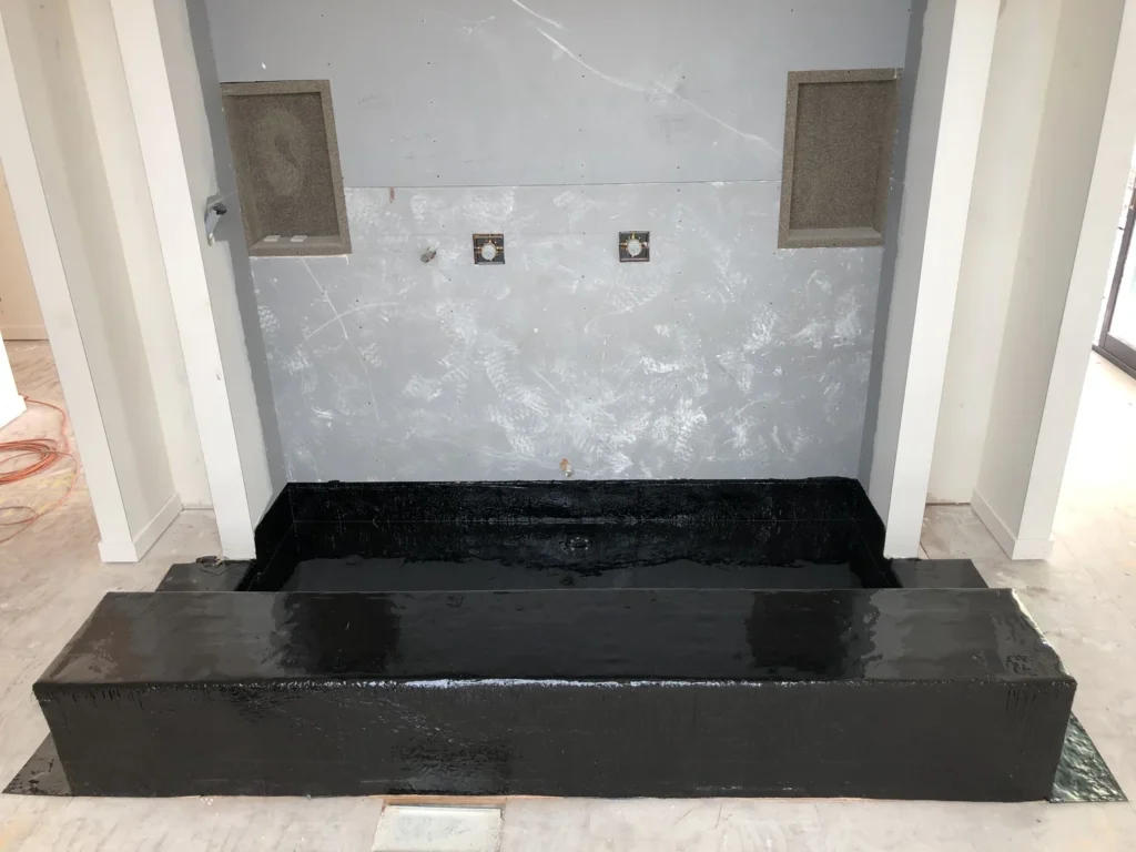 Shower Pans. Custom Hot Mop.