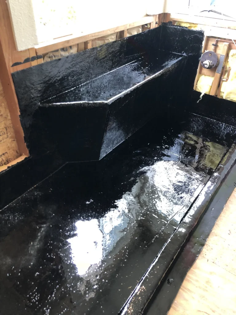 Shower Pans. Custom Hot Mop.