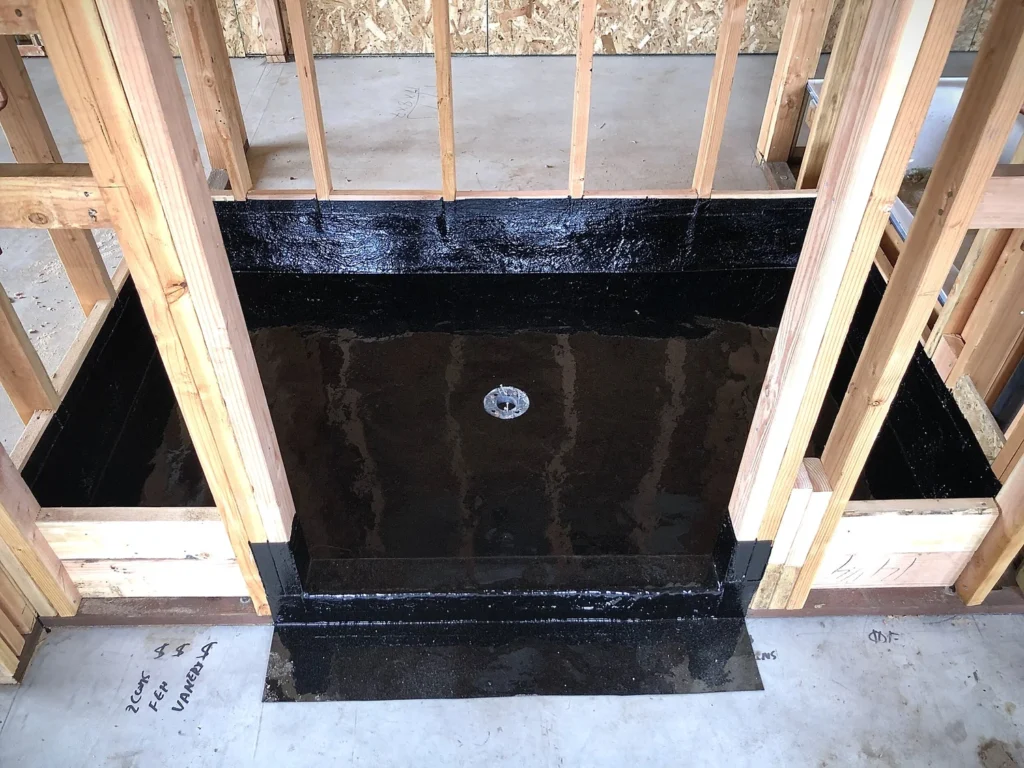 Shower Pans. Custom Hot Mop.