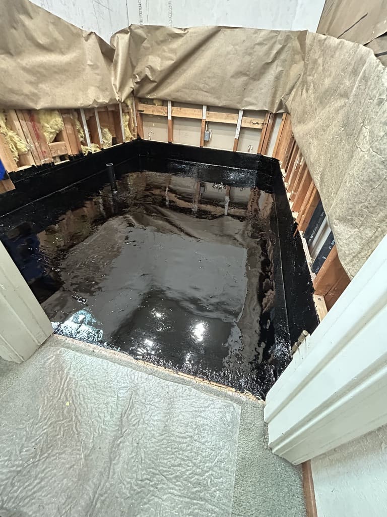 Shower Pans. Custom Hot Mop.