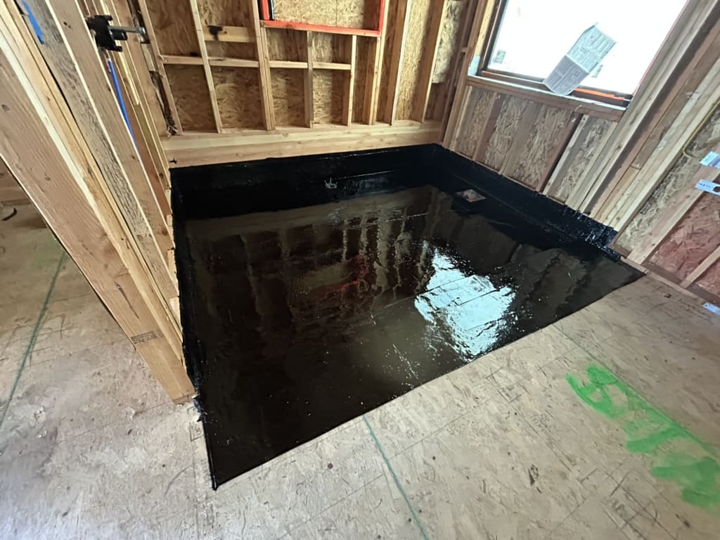 Shower Pans. Custom Hot Mop.